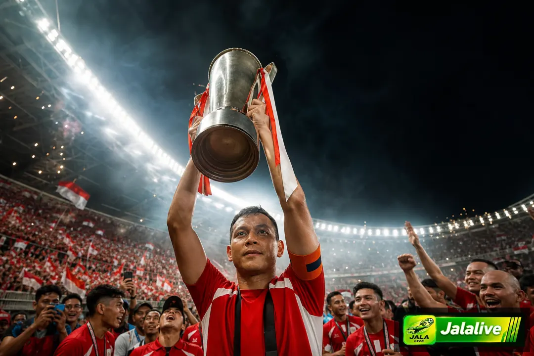 Ilustrasi: Joey Pelupessy dan Arti Trofi FIFA ASEAN Cup 2026